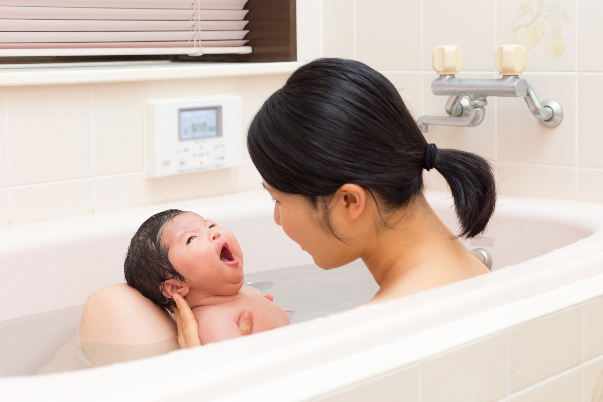 ワンオペ！赤ちゃんと一緒のお風呂の入り方